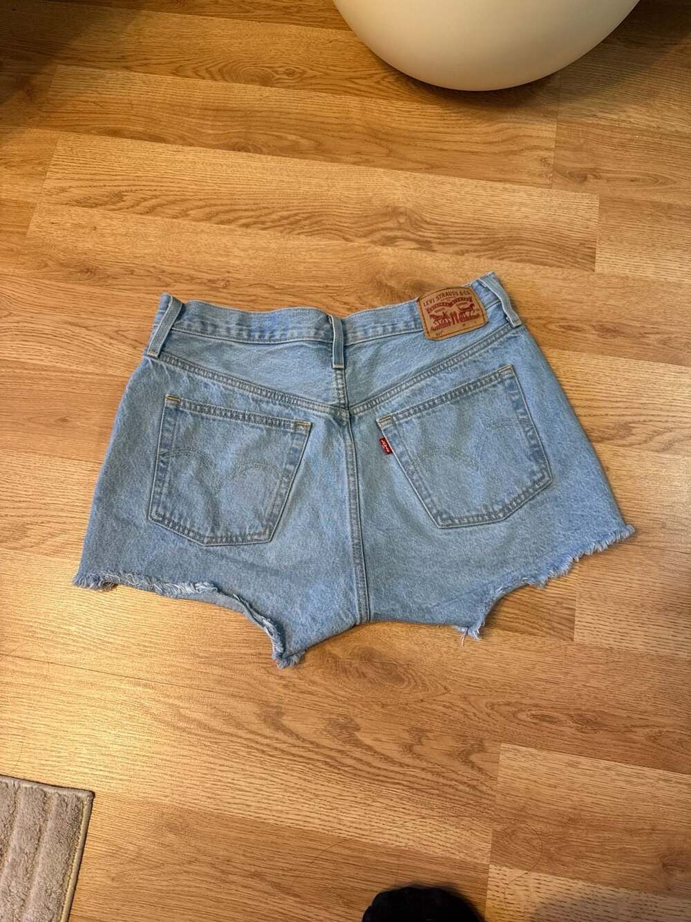 Levi's Women's 501 Original High Rise Denim Cutoff Shorts - Light Wash